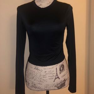 Navy Blue Crop Top by H&M